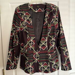 D'iyanu Jewel Toned Stretch Blazer - Women's